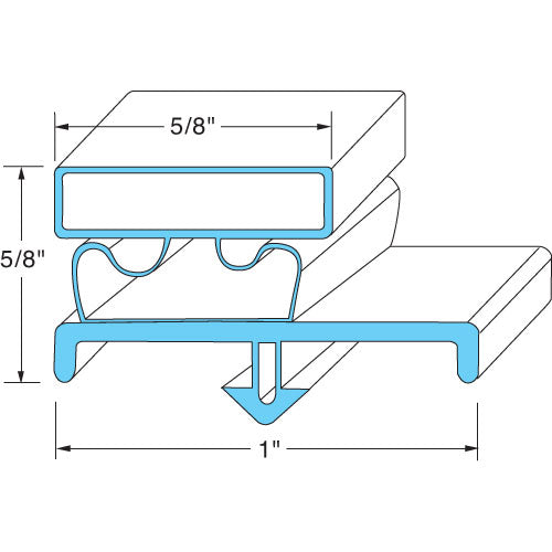 703-988C-01 Beverage Air - Durable Door Gasket Replacement 703-988C-01 Beverage Air - Durable Door Gasket Replacement